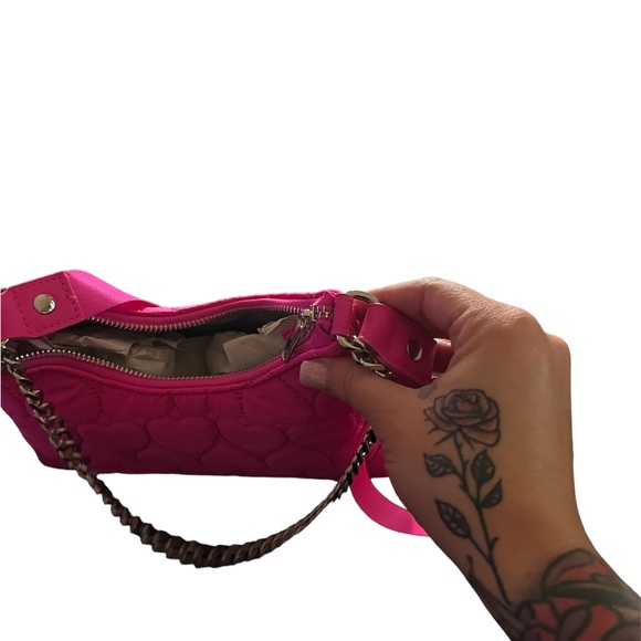 Hot pink shoulder bag - Picture 3 of 3